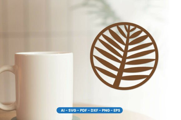 Botanical Floral Round Coaster Laser Cut Review