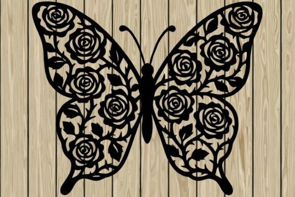 Butterfly Floral Stencil Silhouette SVG Review