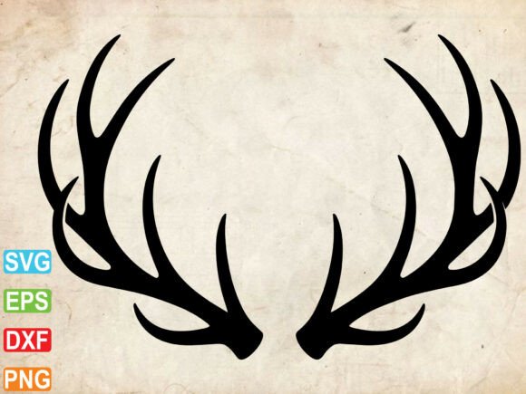 Deer Antlers SVG, Antlers Silhouette Review