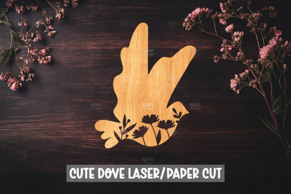 Dove Floral Laser Cut SVG File Review