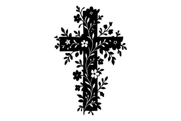 Floral Cross Religious SVG Cut File Review