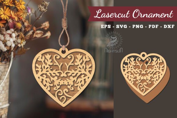 Floral Heart Laser Cut Ornament 4 Review