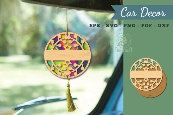 Floral Lasercut Car Decoration SVG 3 Review