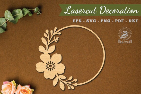 Floral Round Lasercut Decoration SVG 1 Review