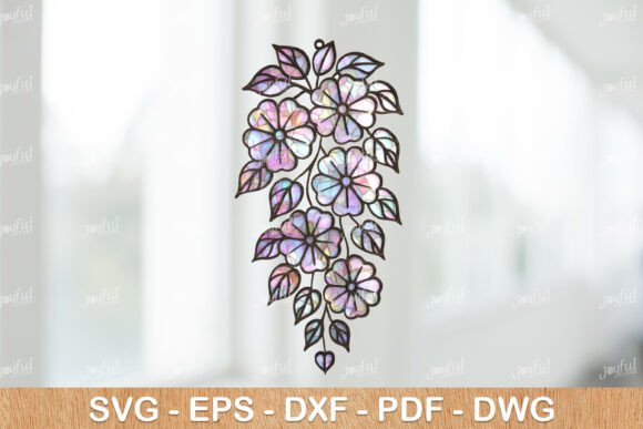 Hanging Floral Vine Suncatcher SVG Review