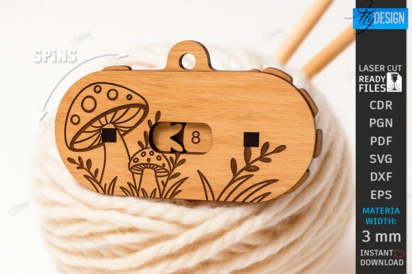 Knitting Row Counter Laser Cut Floral: A Designer's Real-World Review