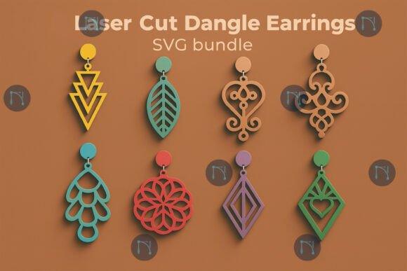 Laser Cut Dangle Earrings SVG Bundle Review