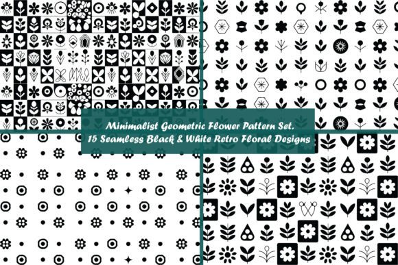 Minimal Geometric Flower Patterns Review