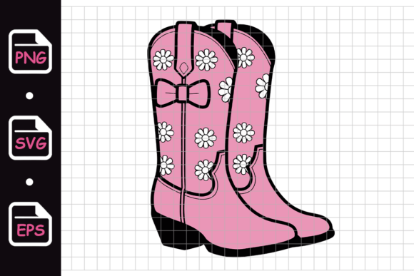Pink Cowgirl Boots with Floral Pattern Review