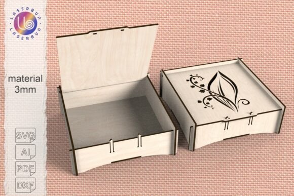 Spring Blossom Laser Cut Box 3mm SVG Review