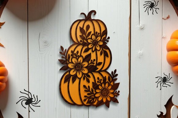 Stacked Flower Pumpkins Laser Cut SVG Review