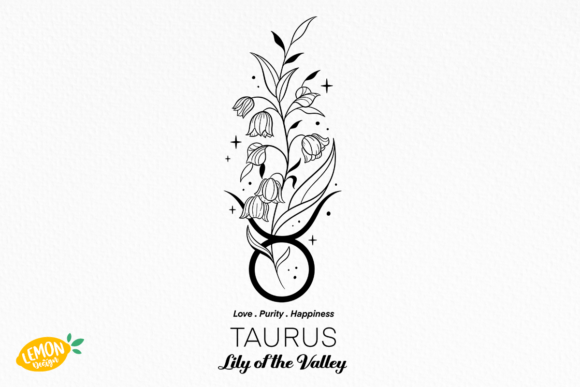 Taurus Zodiac Sign Floral SVG Design Review